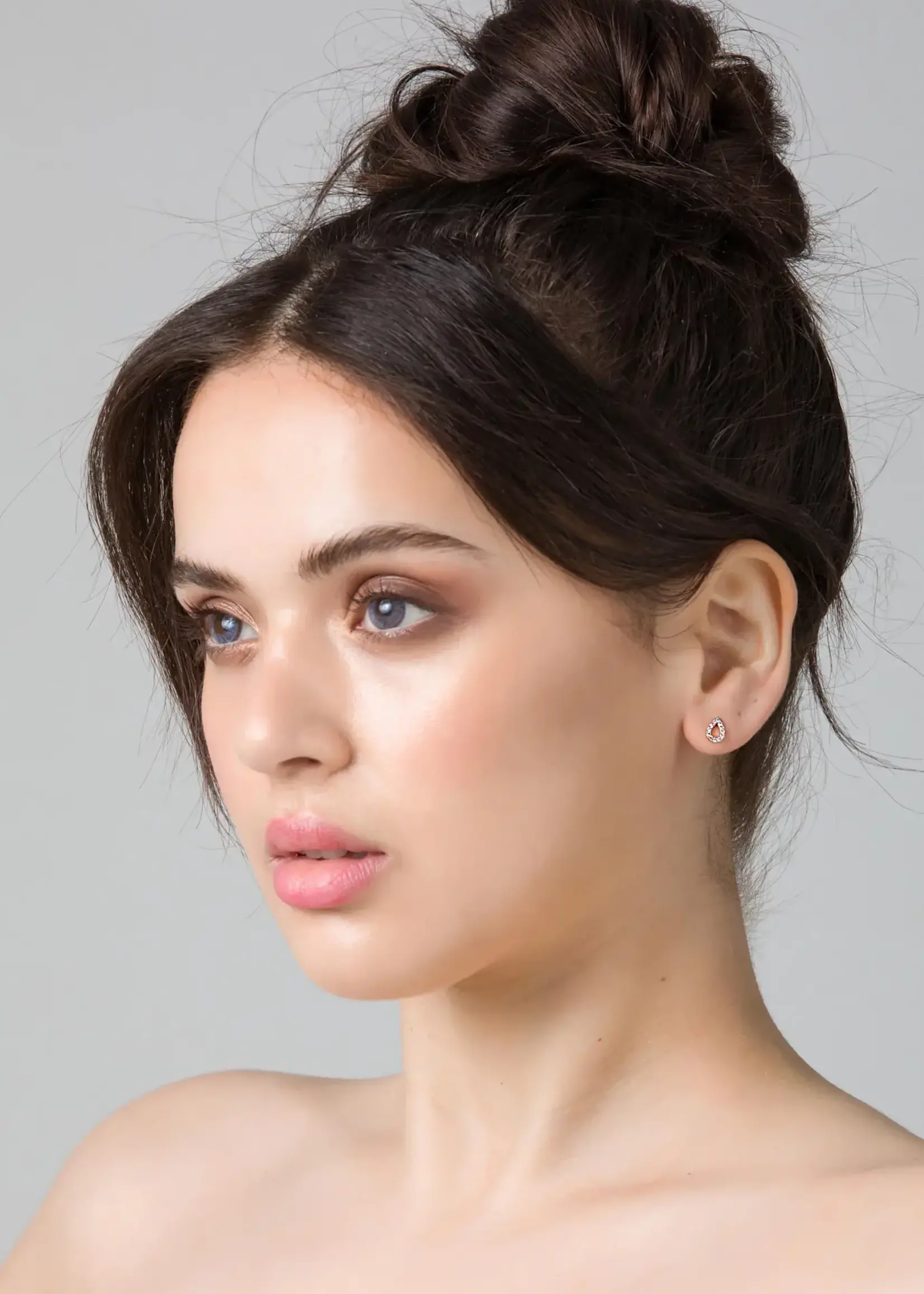 Liberte Petite Diamond Gold Earring