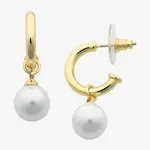 Liberte Fleur Gold Pearl Earring