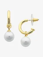 Liberte Fleur Gold Pearl Earring