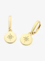 Liberte Beck Gold Clear Earring