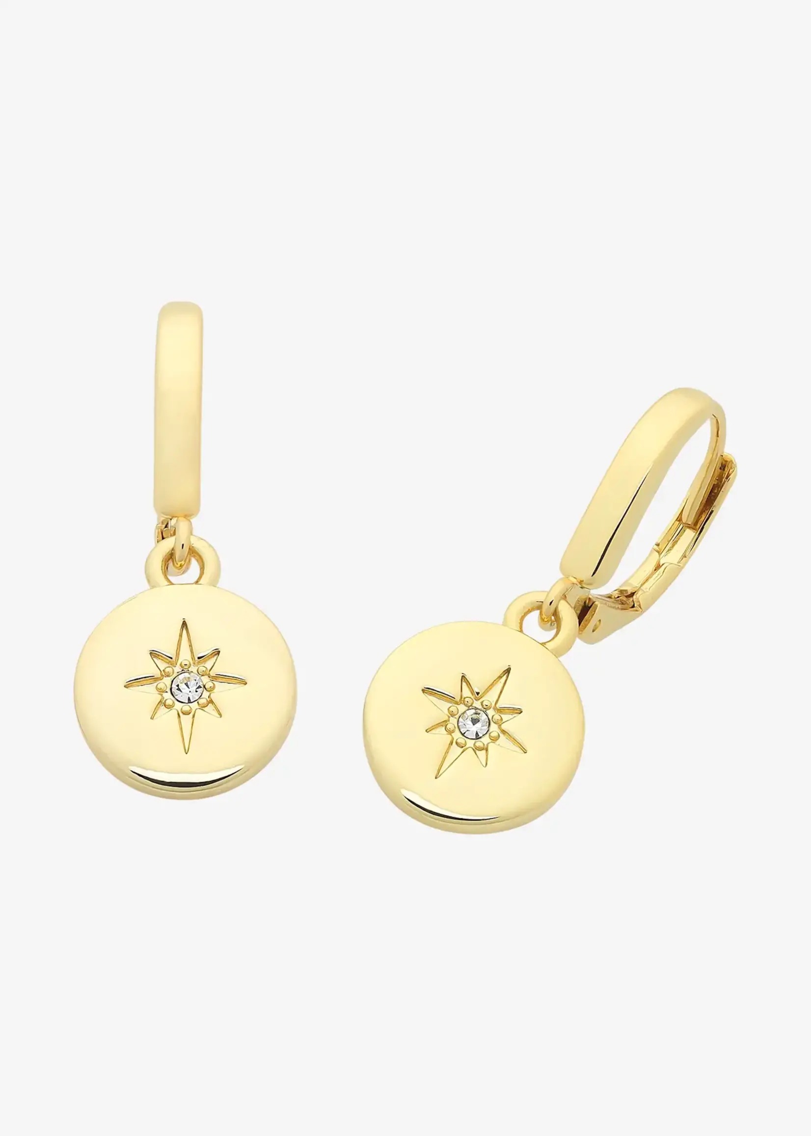 Liberte Beck Gold Clear Earring