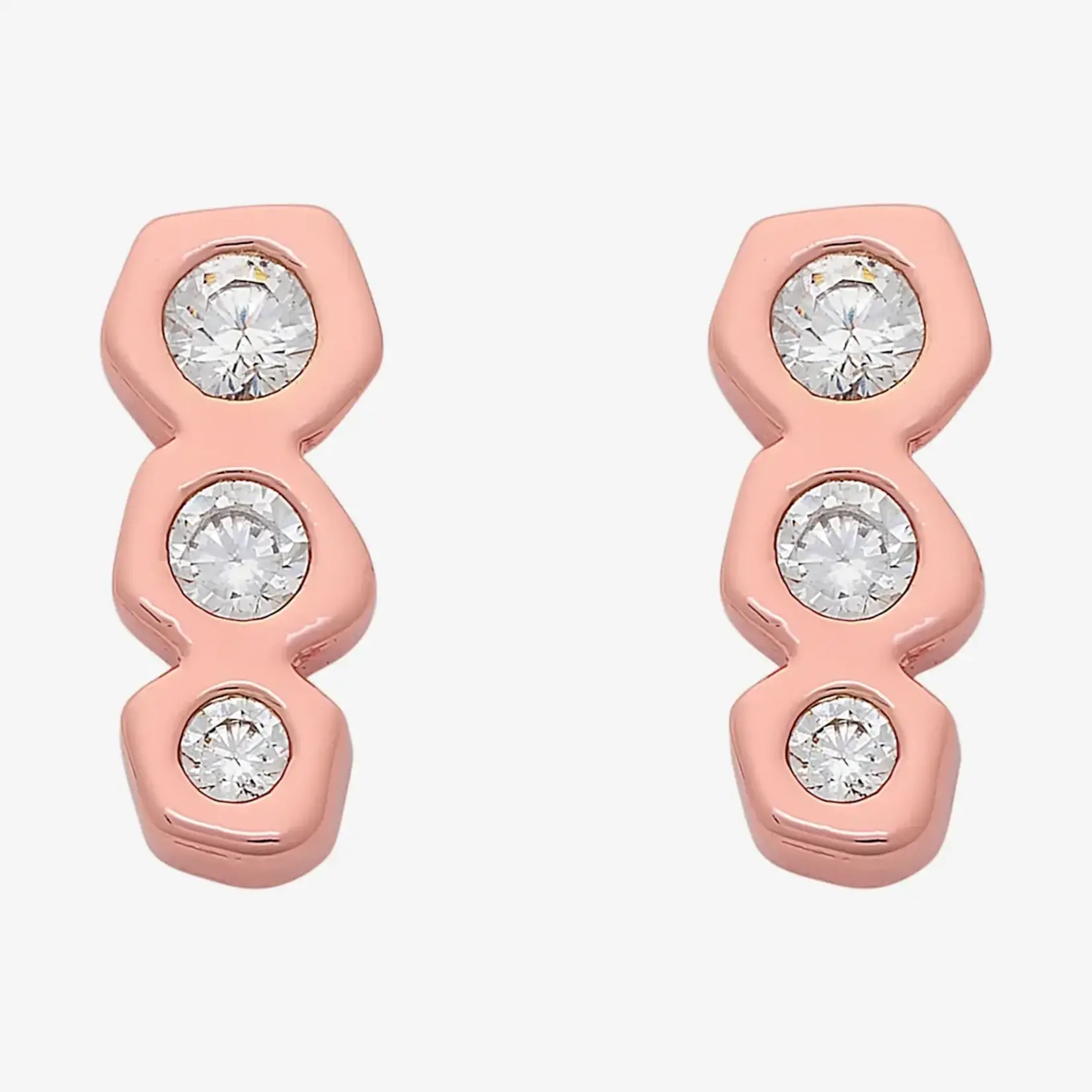 Liberte Petite Camille R Gold Earring