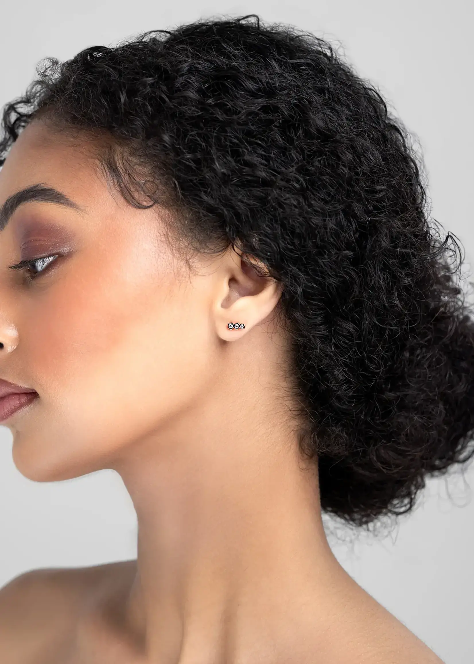 Liberte Petite Camille R Gold Earring