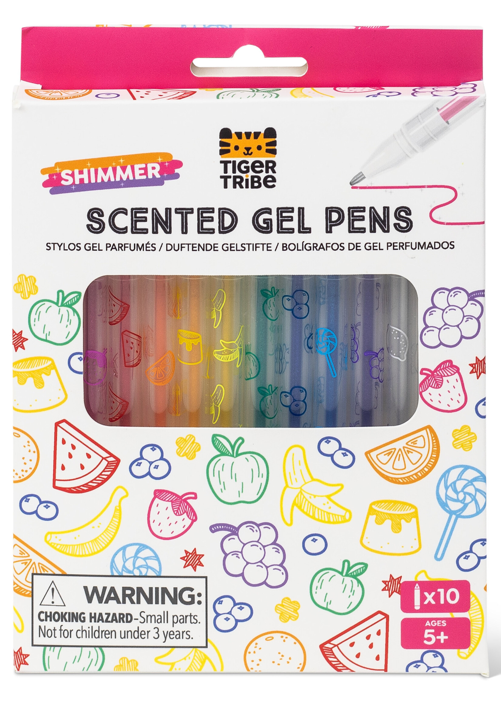 Tiger Tribe Shimmer Scented Gel Pens