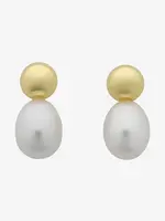 Liberte Cove Gold Pearl Earring