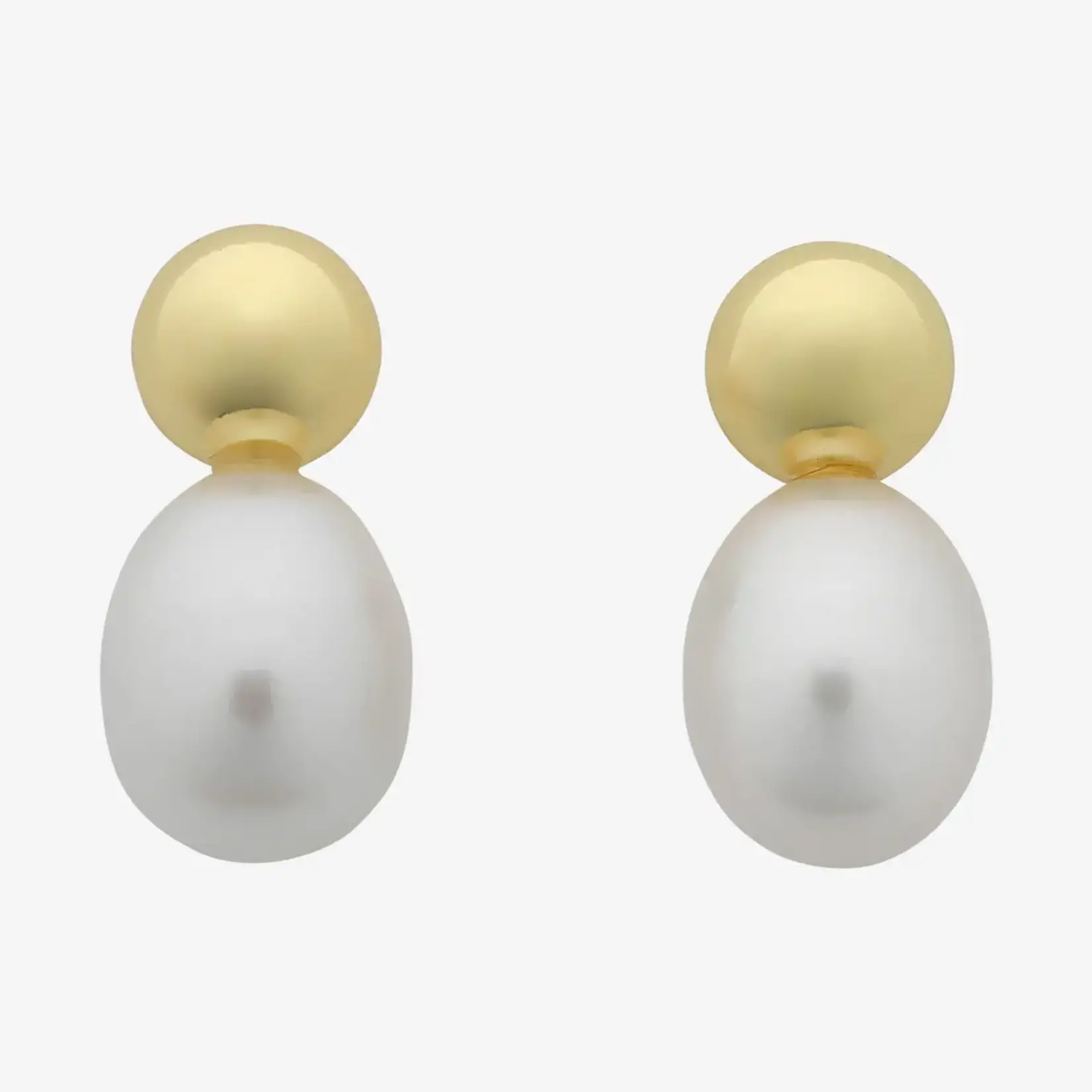 Liberte Cove Gold Pearl Earring