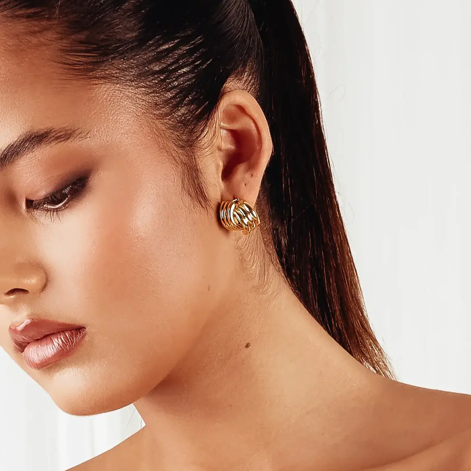 Liberte Willa Soft Gold Earring