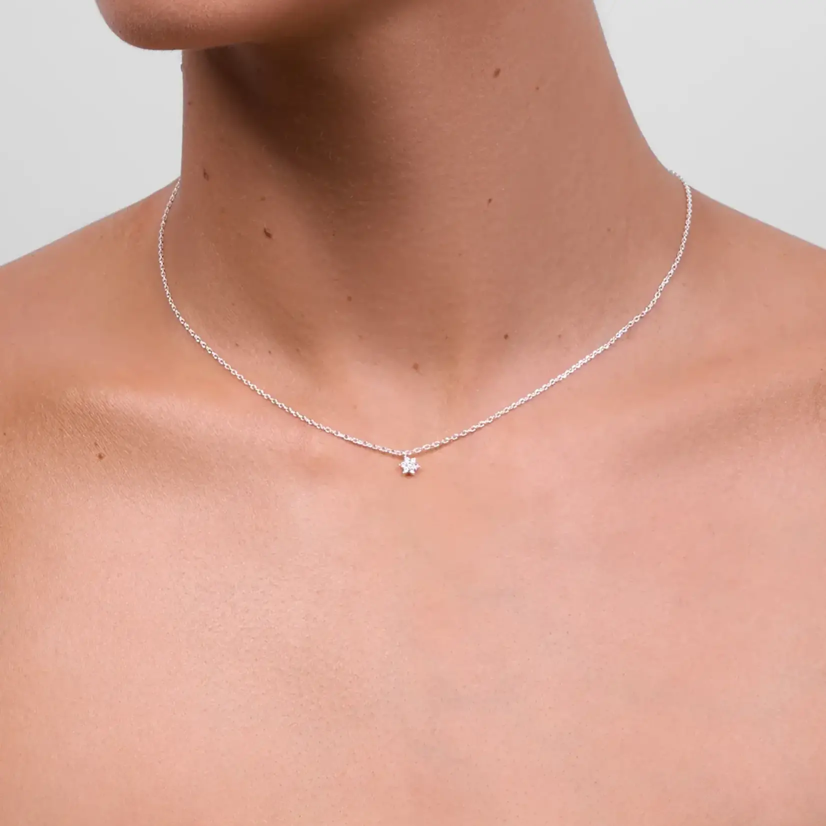 Liberte Petal Silver Necklace