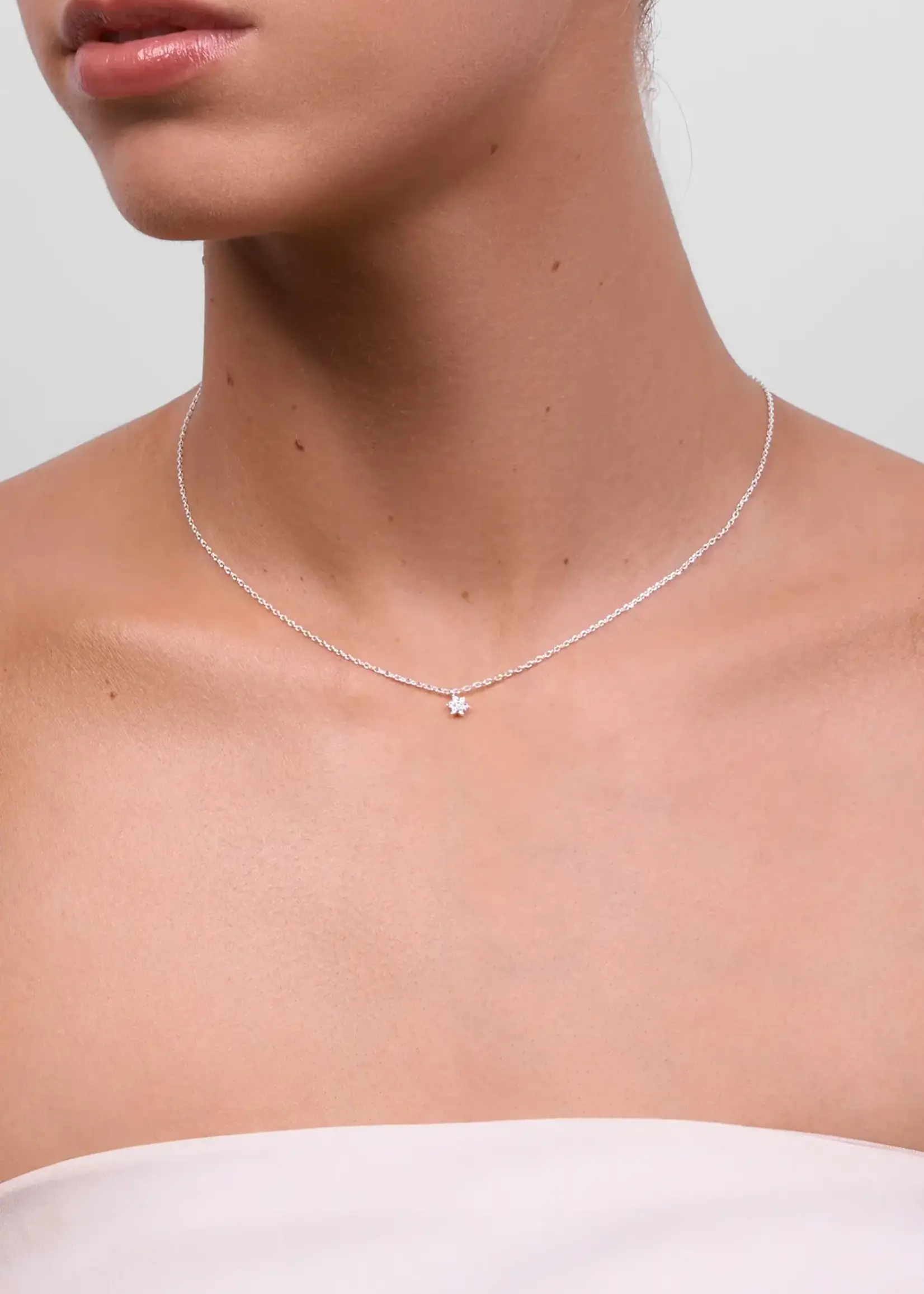 Liberte Petal Silver Necklace