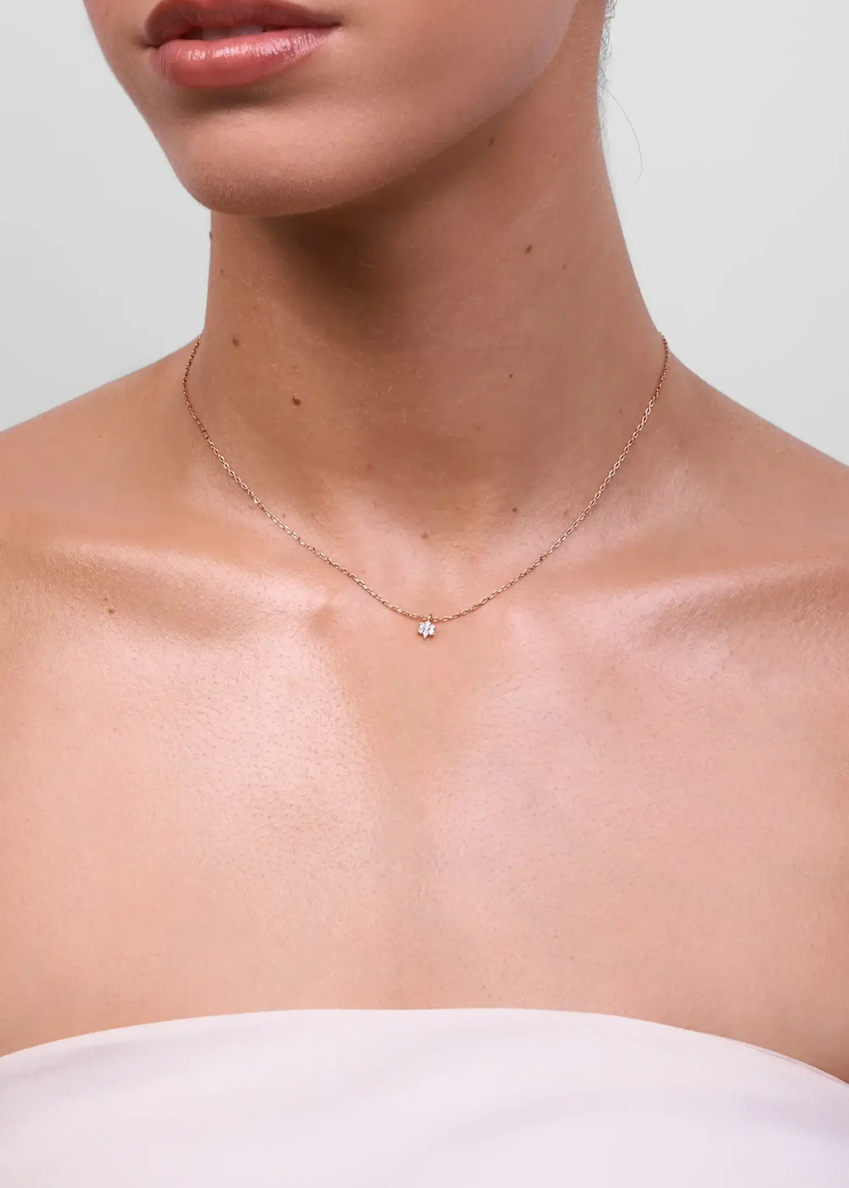 Liberte Petal Rose Gold Necklace