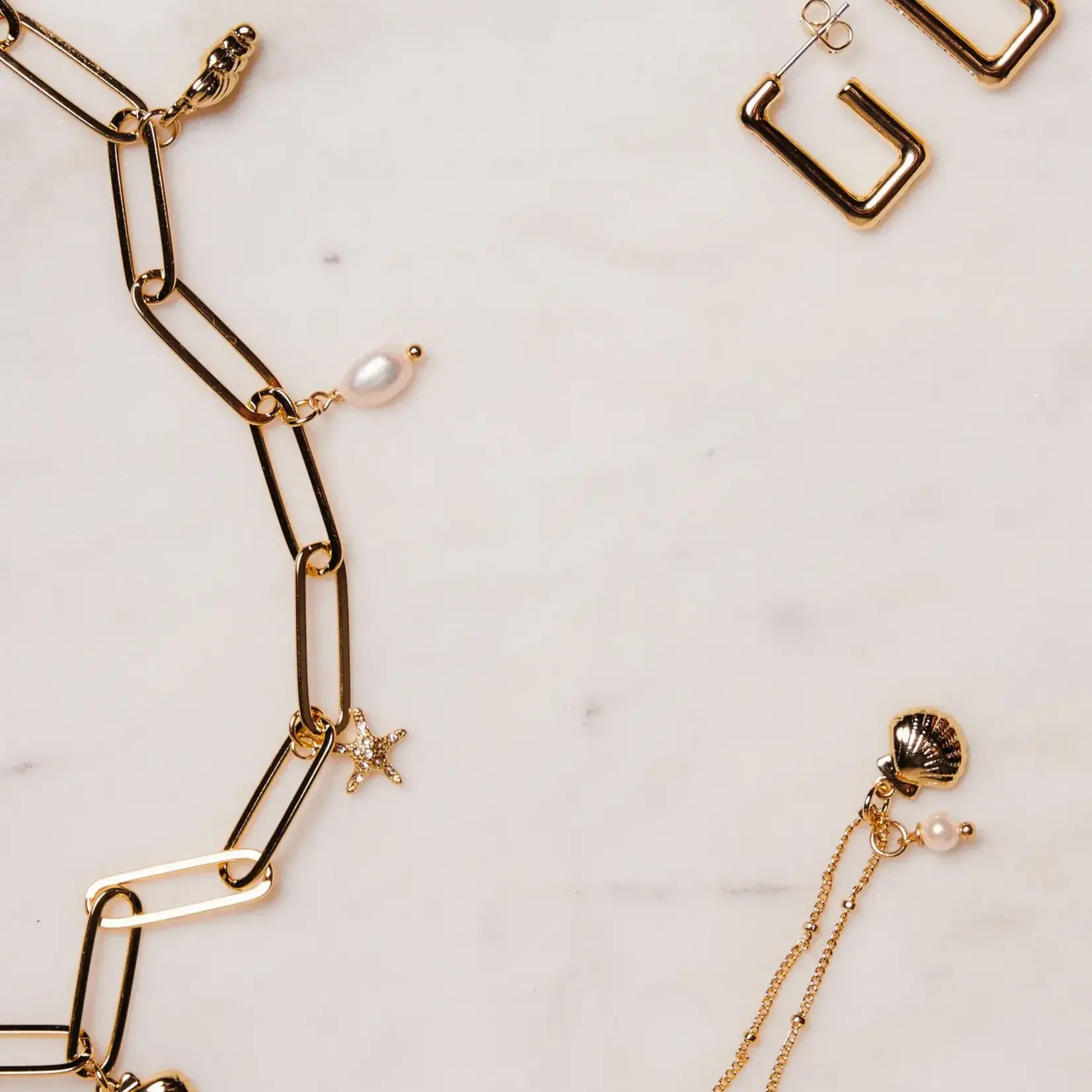 Liberte Coast Gold Necklace