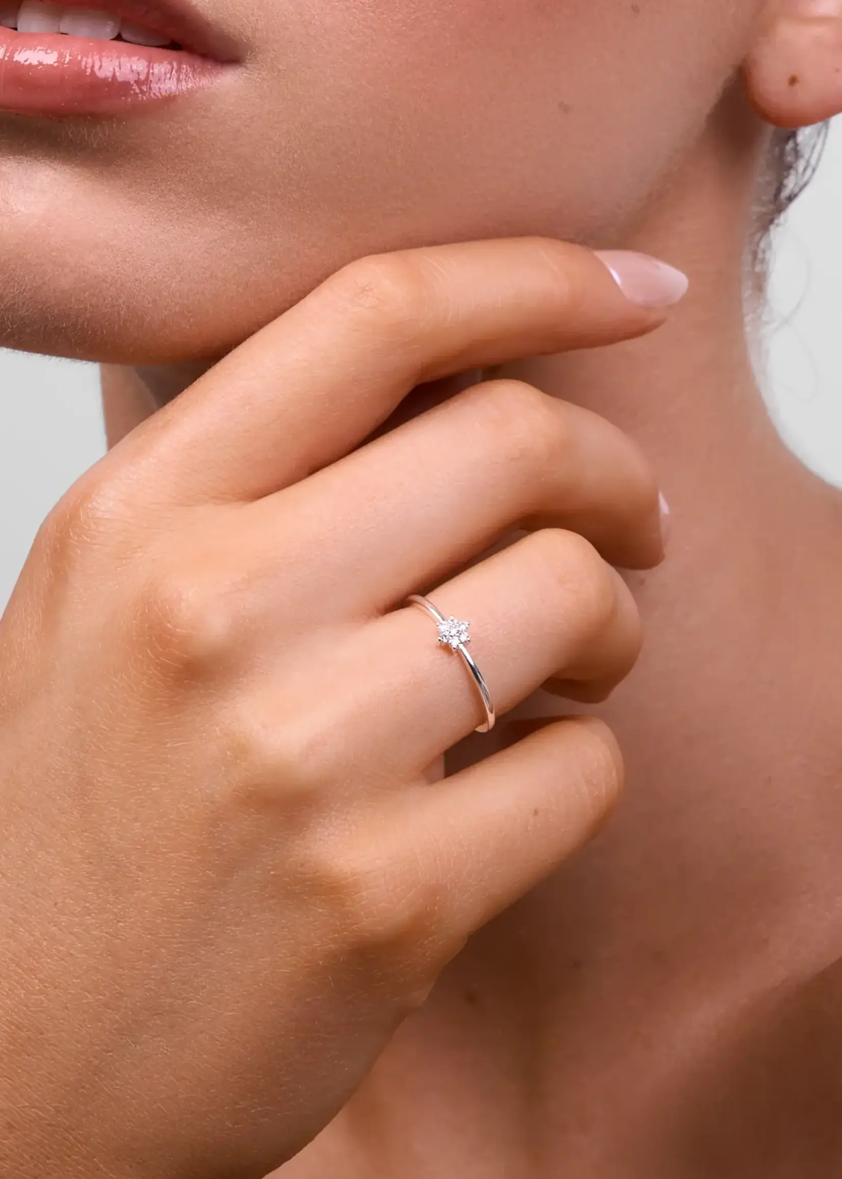 Liberte Petal Silver Ring