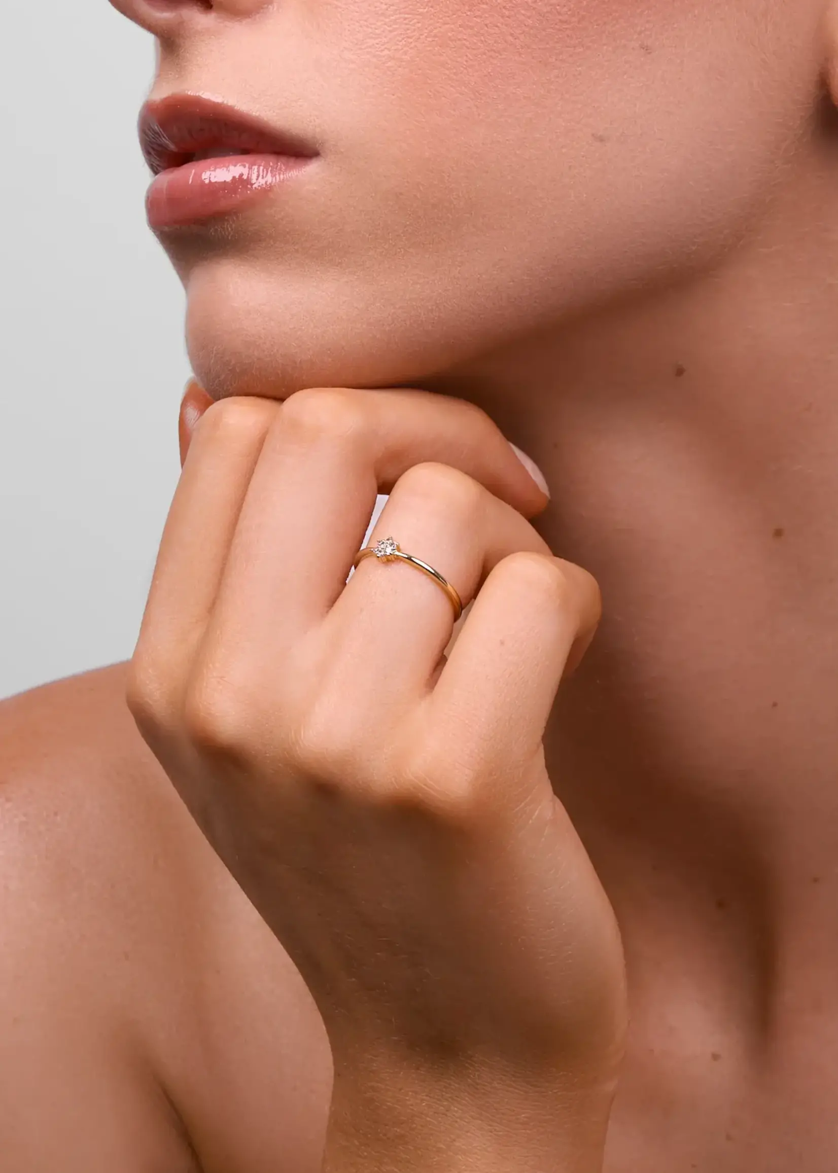 Liberte Petal Gold Ring