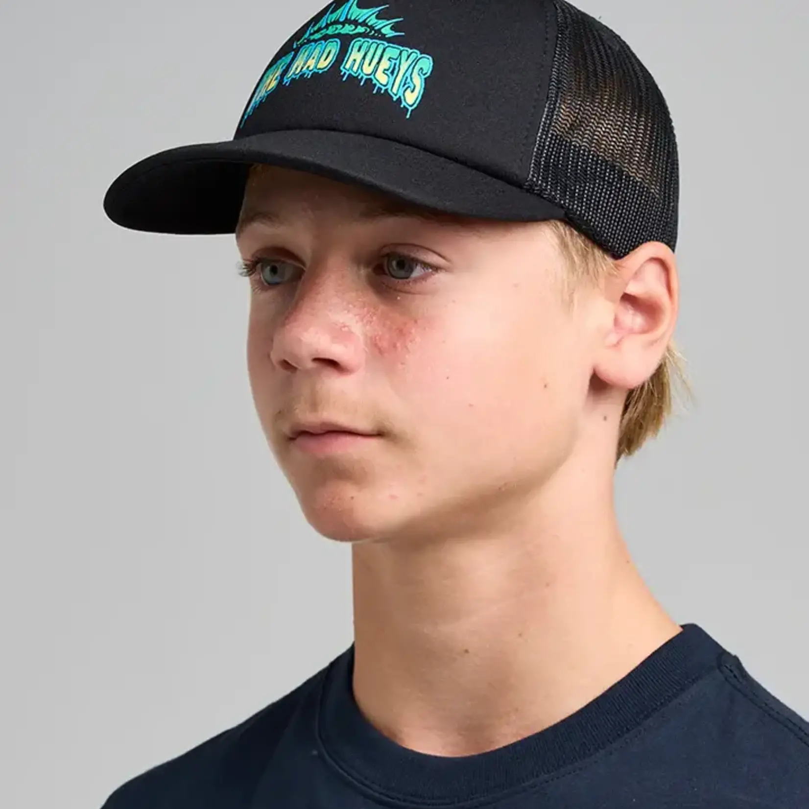 Mad Hueys Codzilla Returns | Youth Foam Trucker - Black