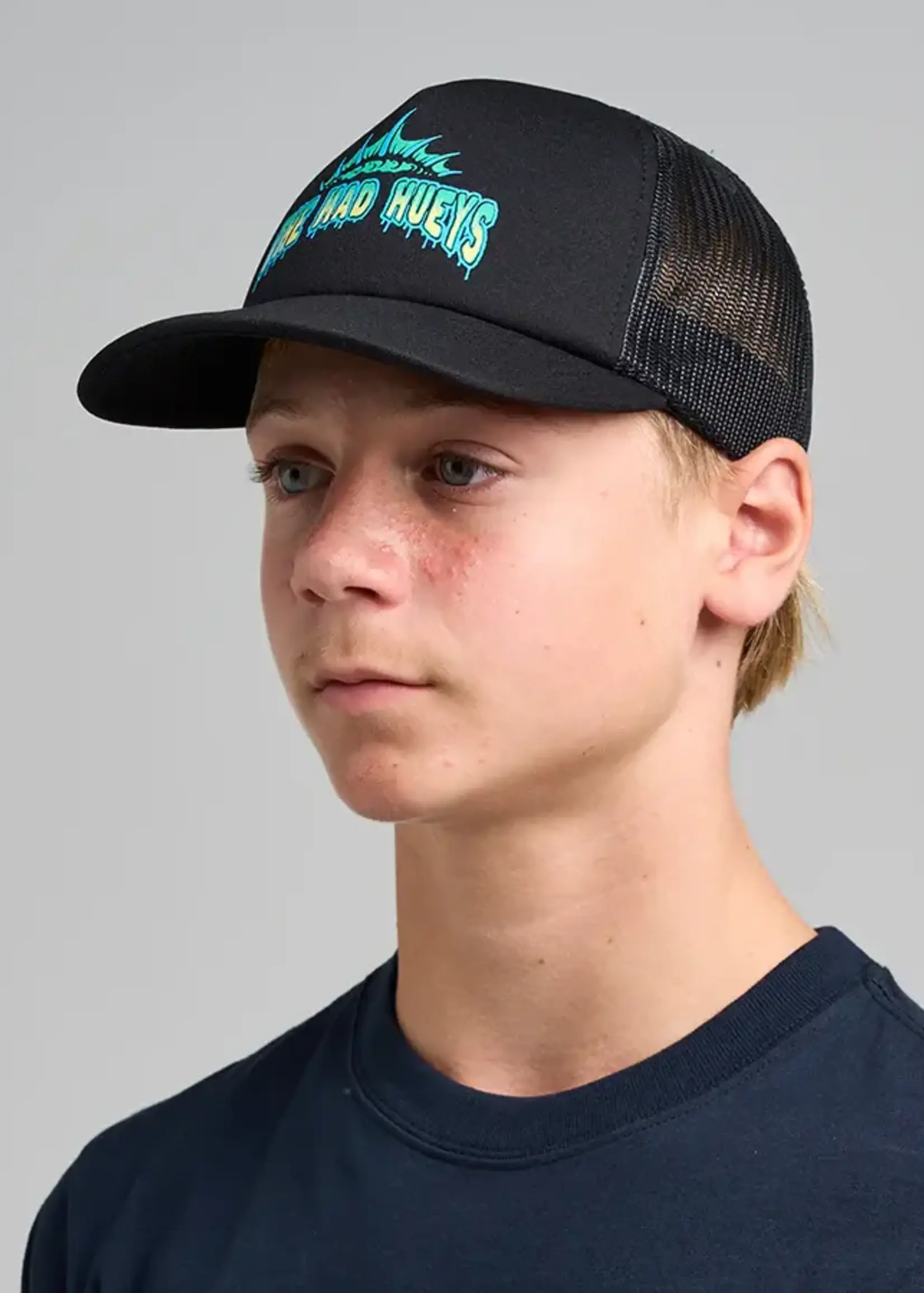 Mad Hueys Codzilla Returns | Youth Foam Trucker - Black
