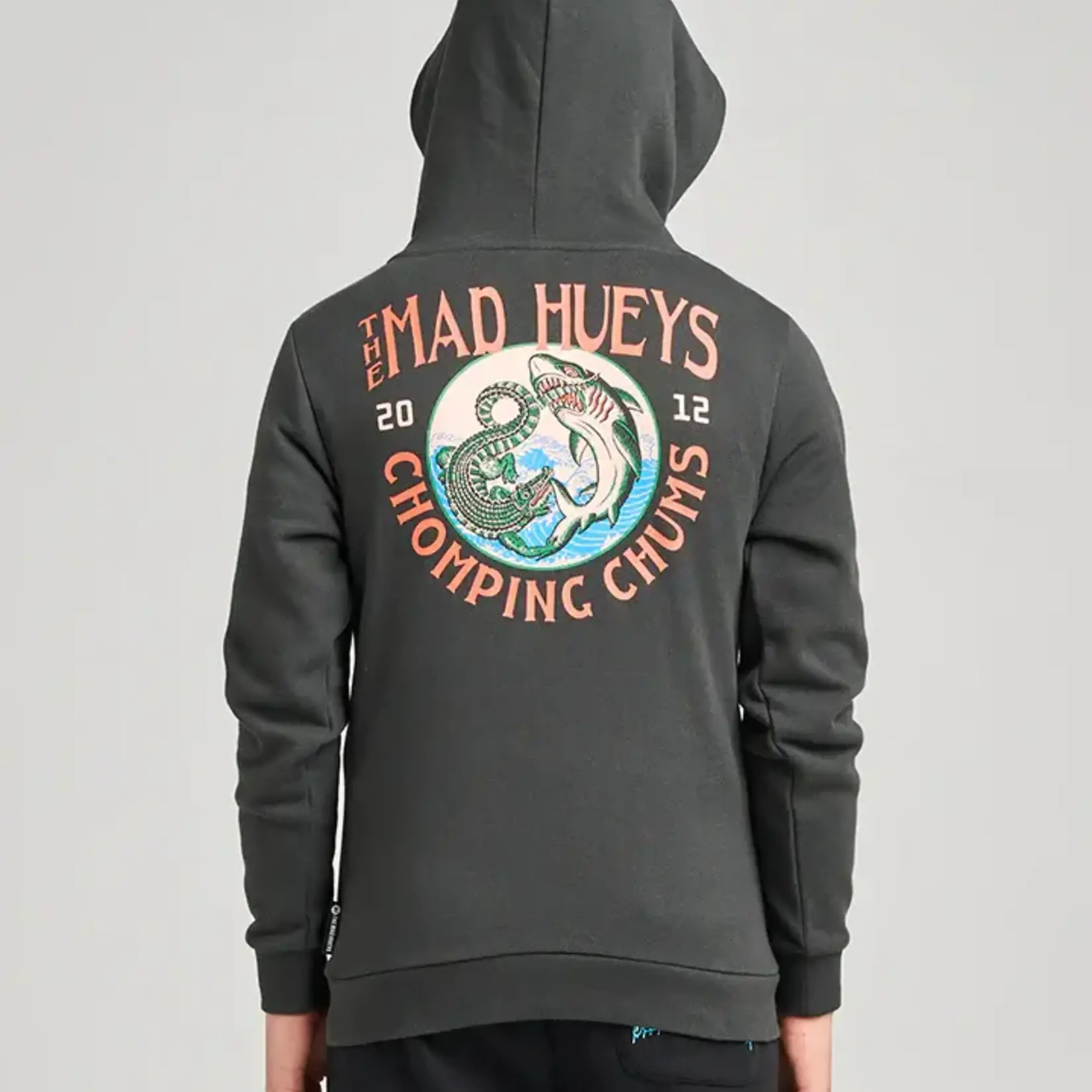 Mad Hueys Chomping Chums | Youth Pullover - Vintage Black