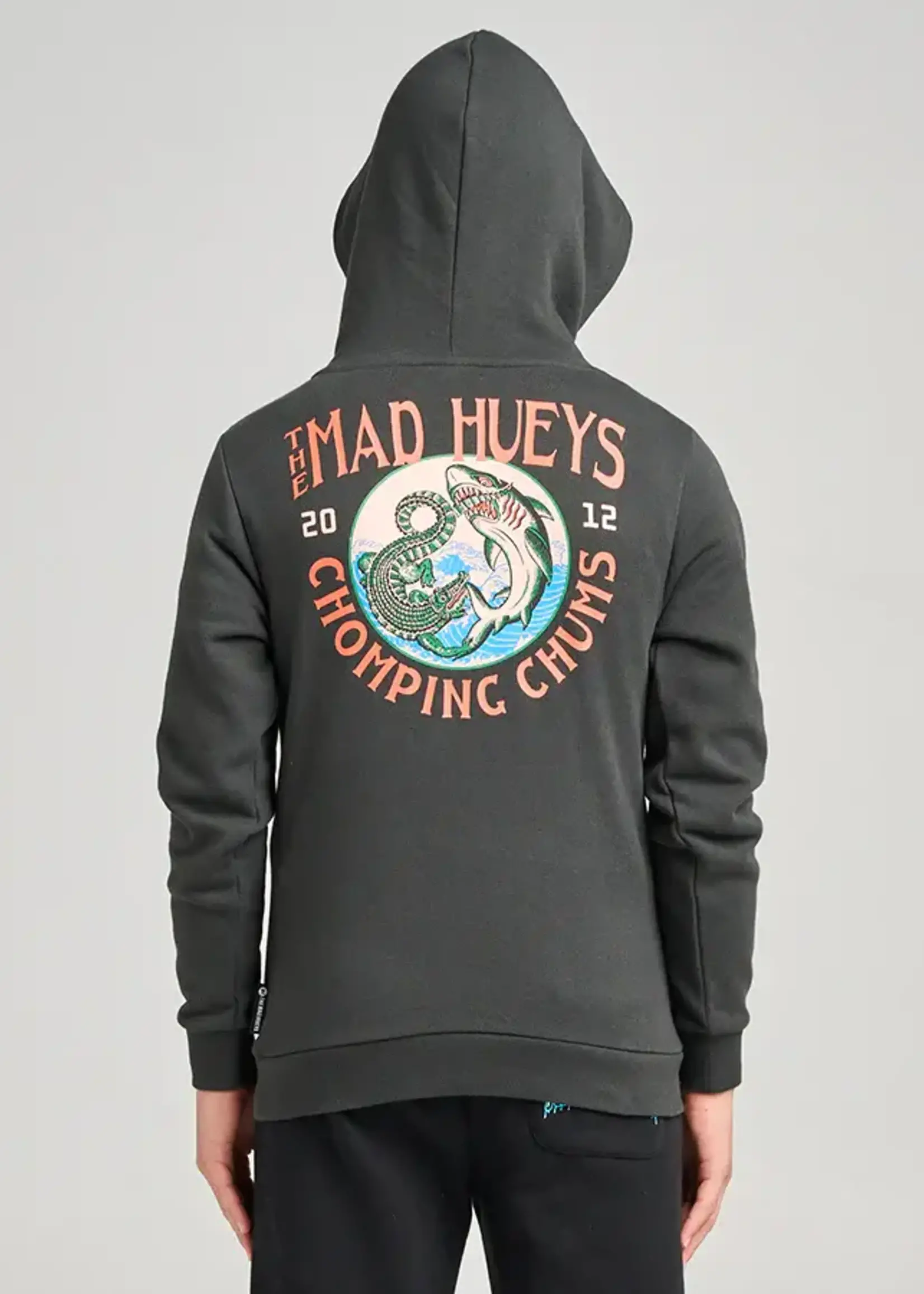 Mad Hueys Chomping Chums | Youth Pullover - Vintage Black