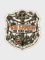Mad Hueys The Tiki Captain | Sticker - Cement