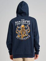 Mad Hueys Anchor Octopissed | Hooded Pullover - Navy
