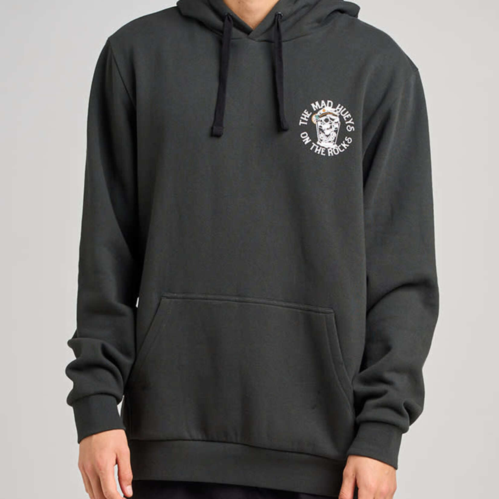 Mad Hueys On The Rocks | Hooded Pullover - Vintage Black
