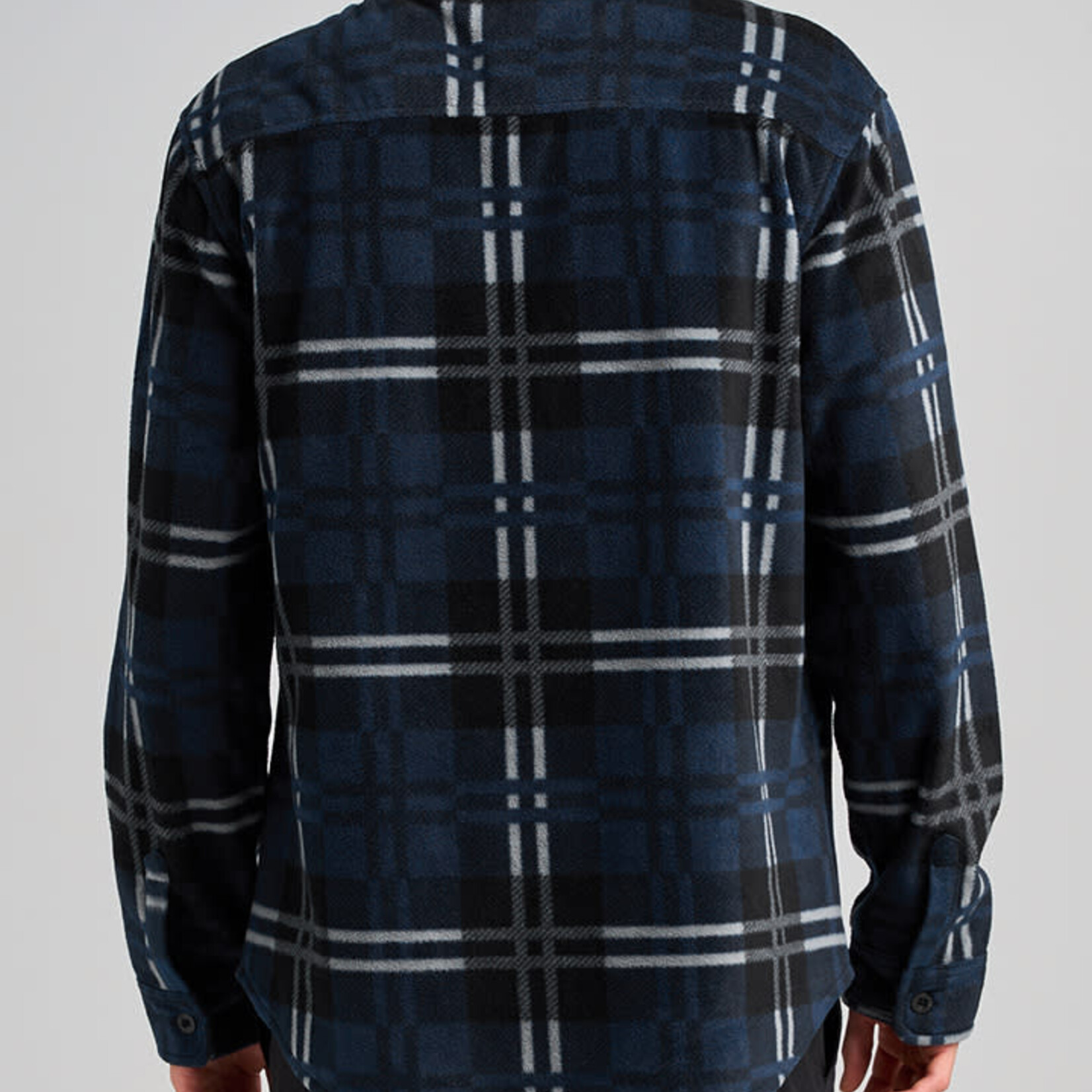 Mad Hueys Fk Off Fish On | Shacket - Navy