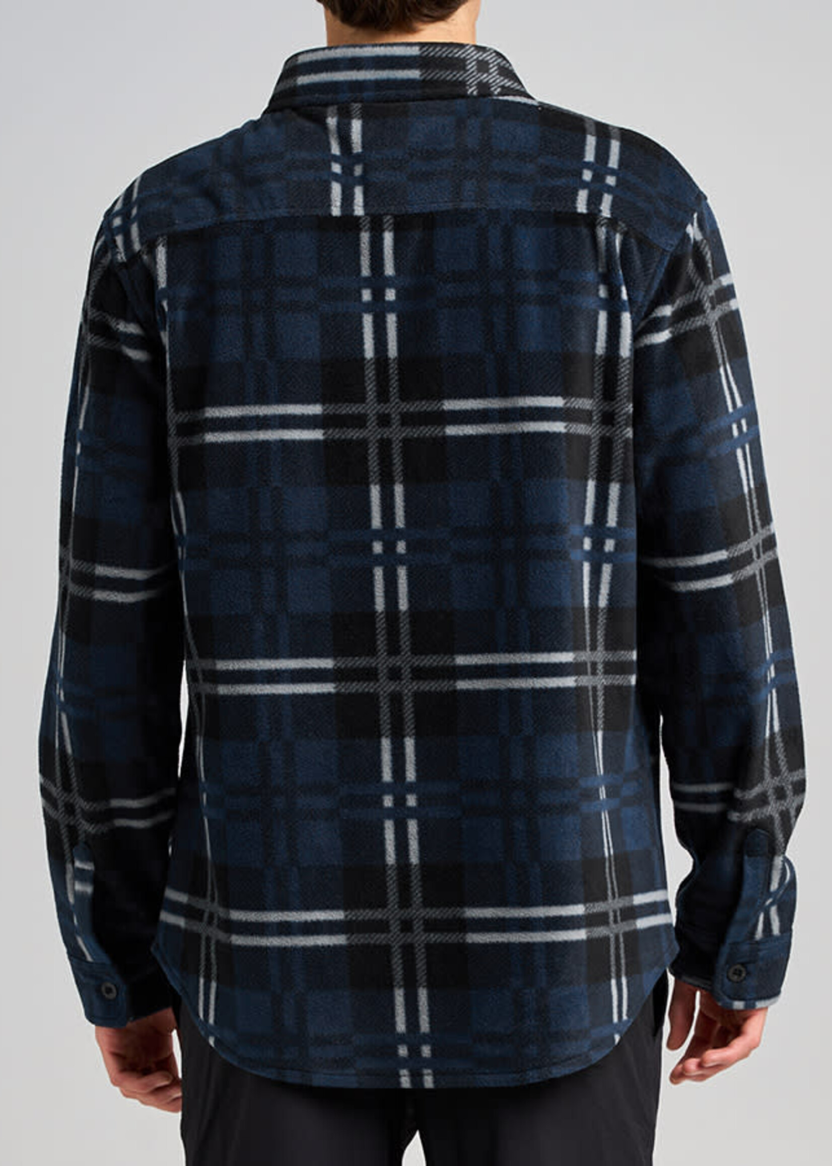 Mad Hueys Fk Off Fish On | Shacket - Navy