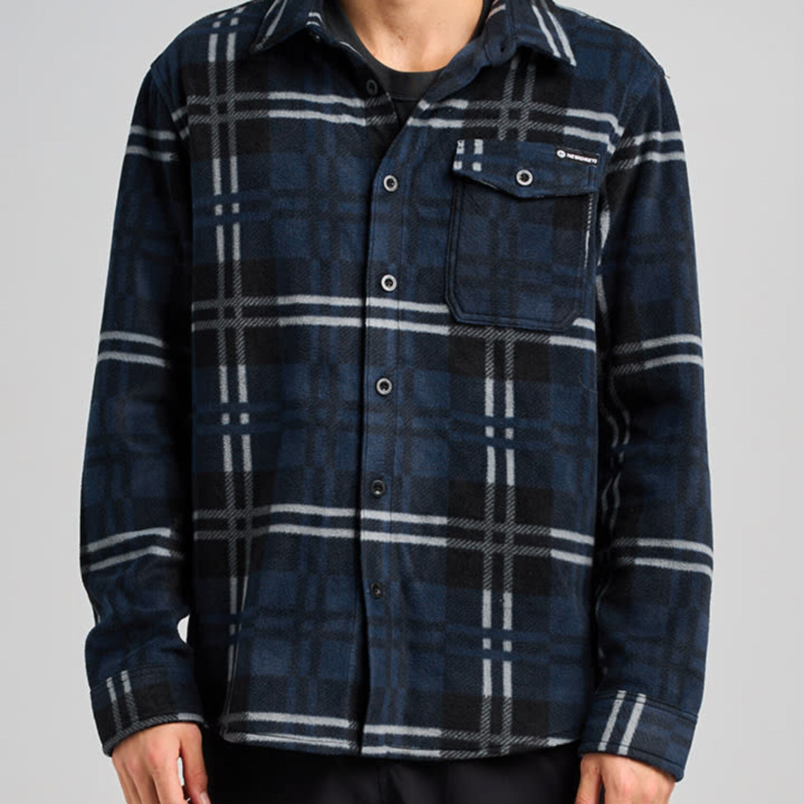 Mad Hueys Fk Off Fish On | Shacket - Navy