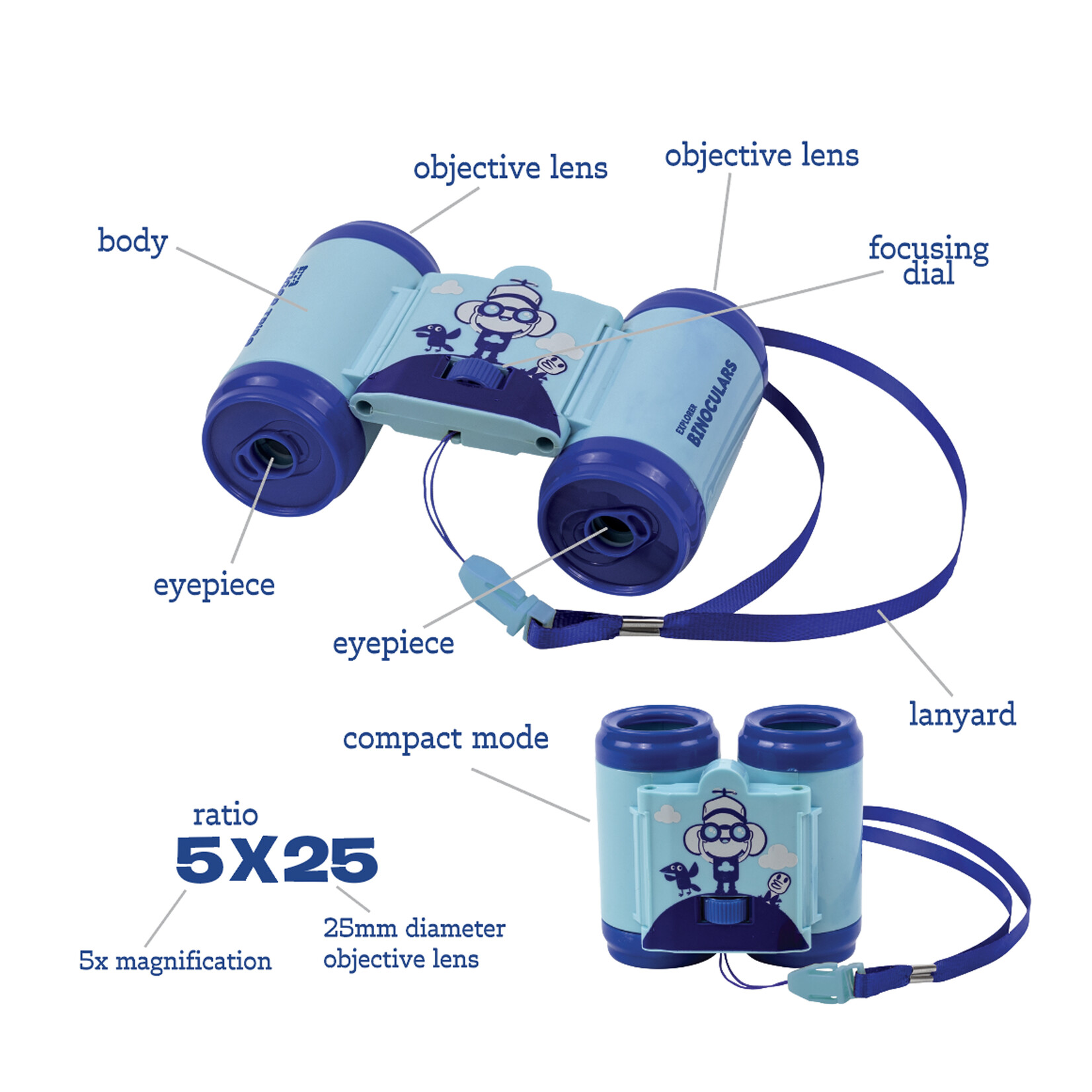 Tiger Tribe Explore Binoculars