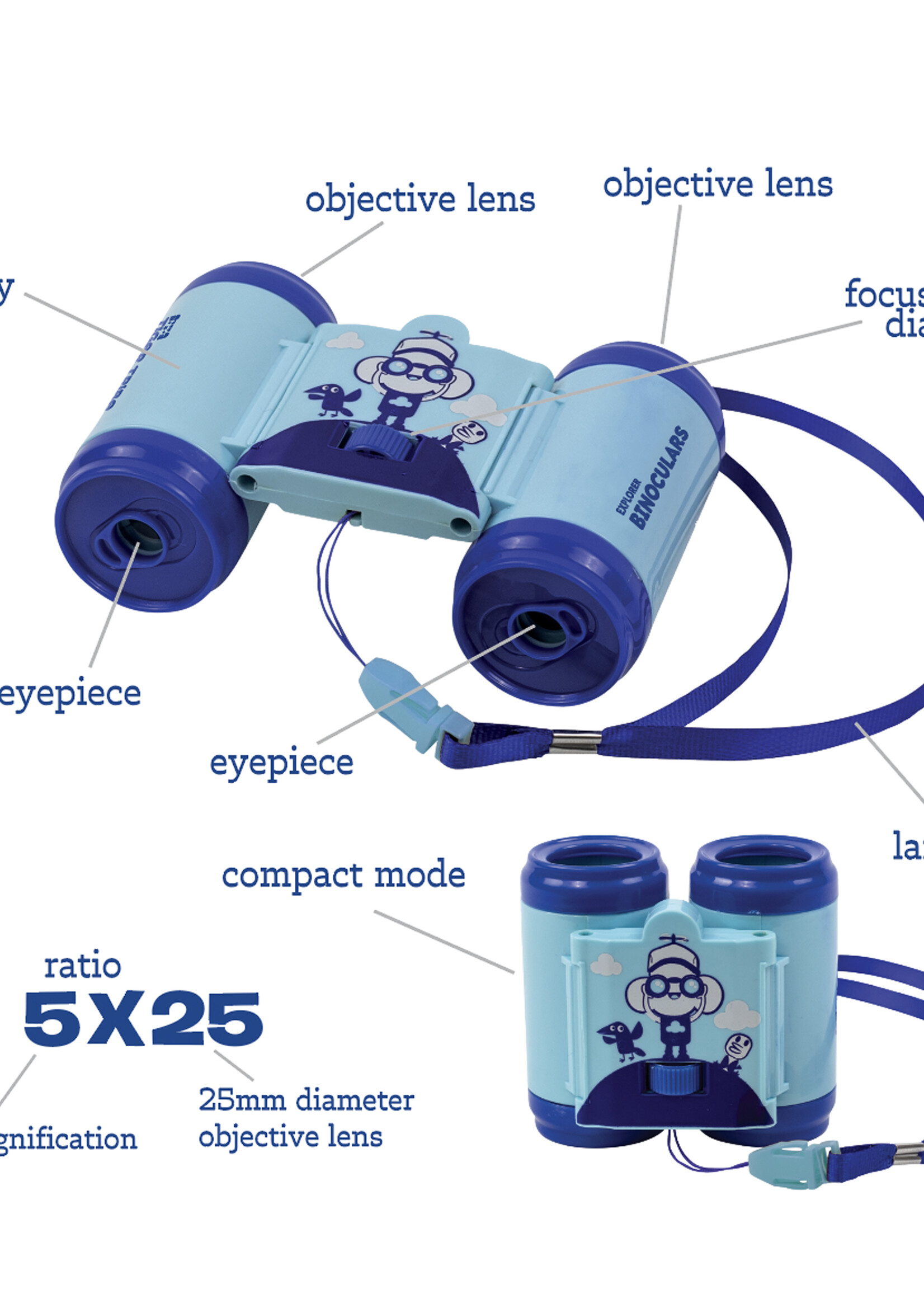 Tiger Tribe Explore Binoculars