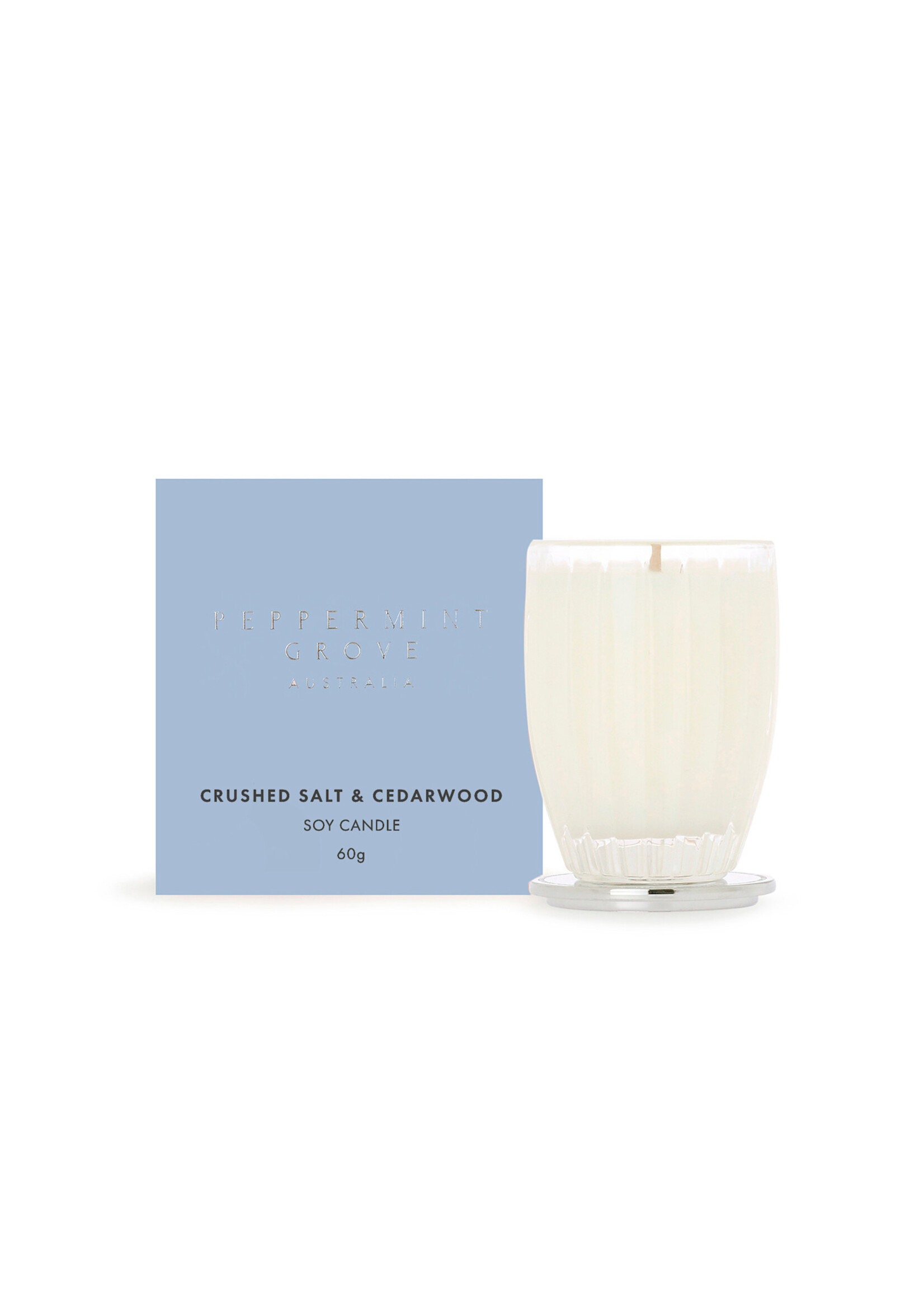 Peppermint Grove Crushed Salt & Cedarwood - Candle 60g