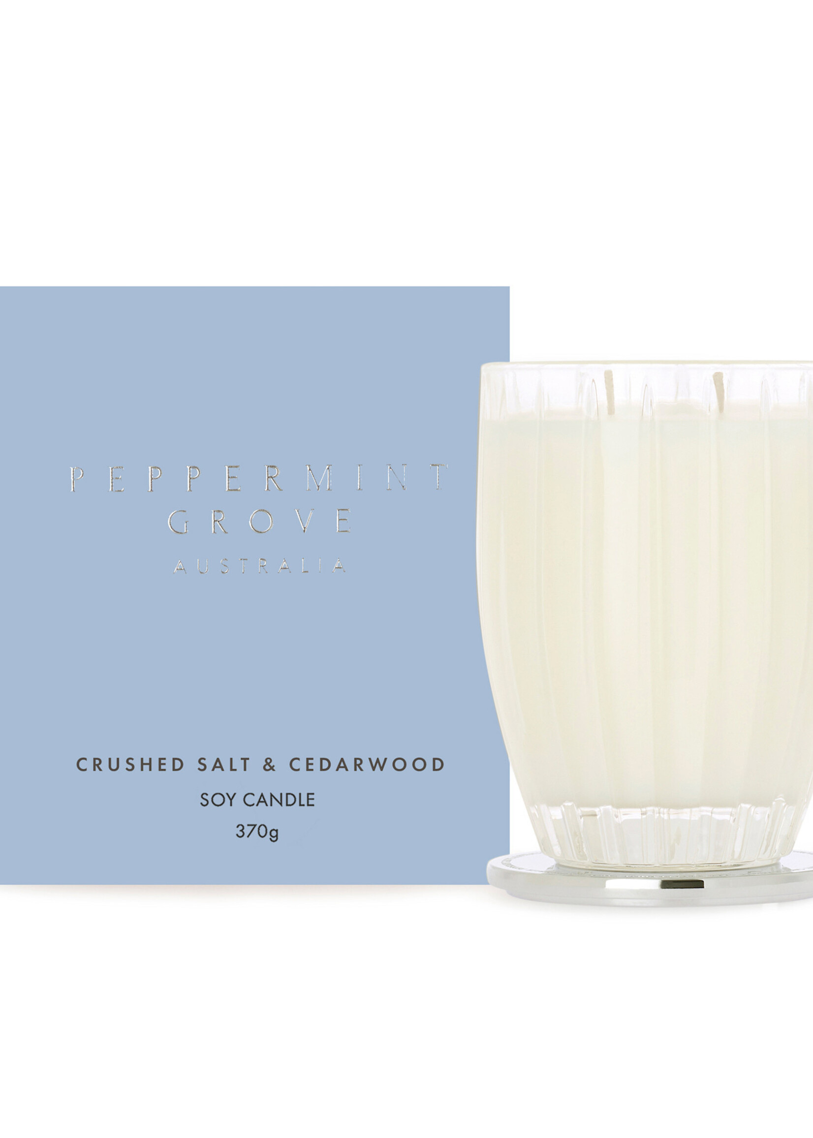 Peppermint Grove Crushed Salt & Cedarwood - Candle 370g