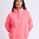 Foxwood College Zip Crew - Neon Pink