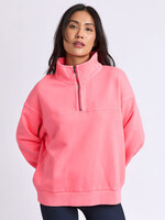 Foxwood College Zip Crew - Neon Pink