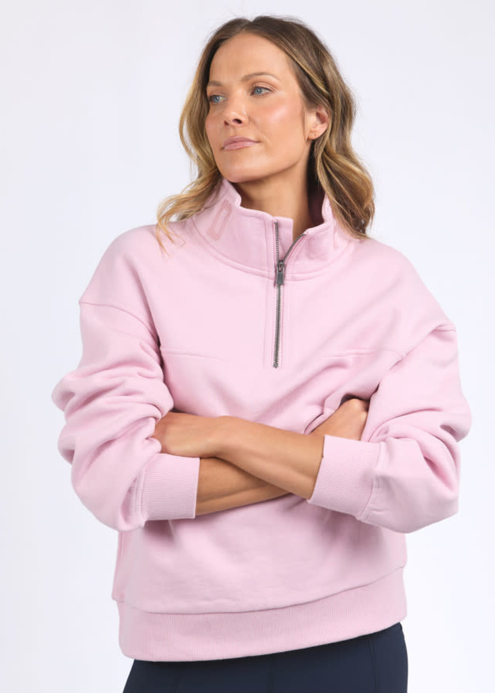 Foxwood College Zip Crew - Pink