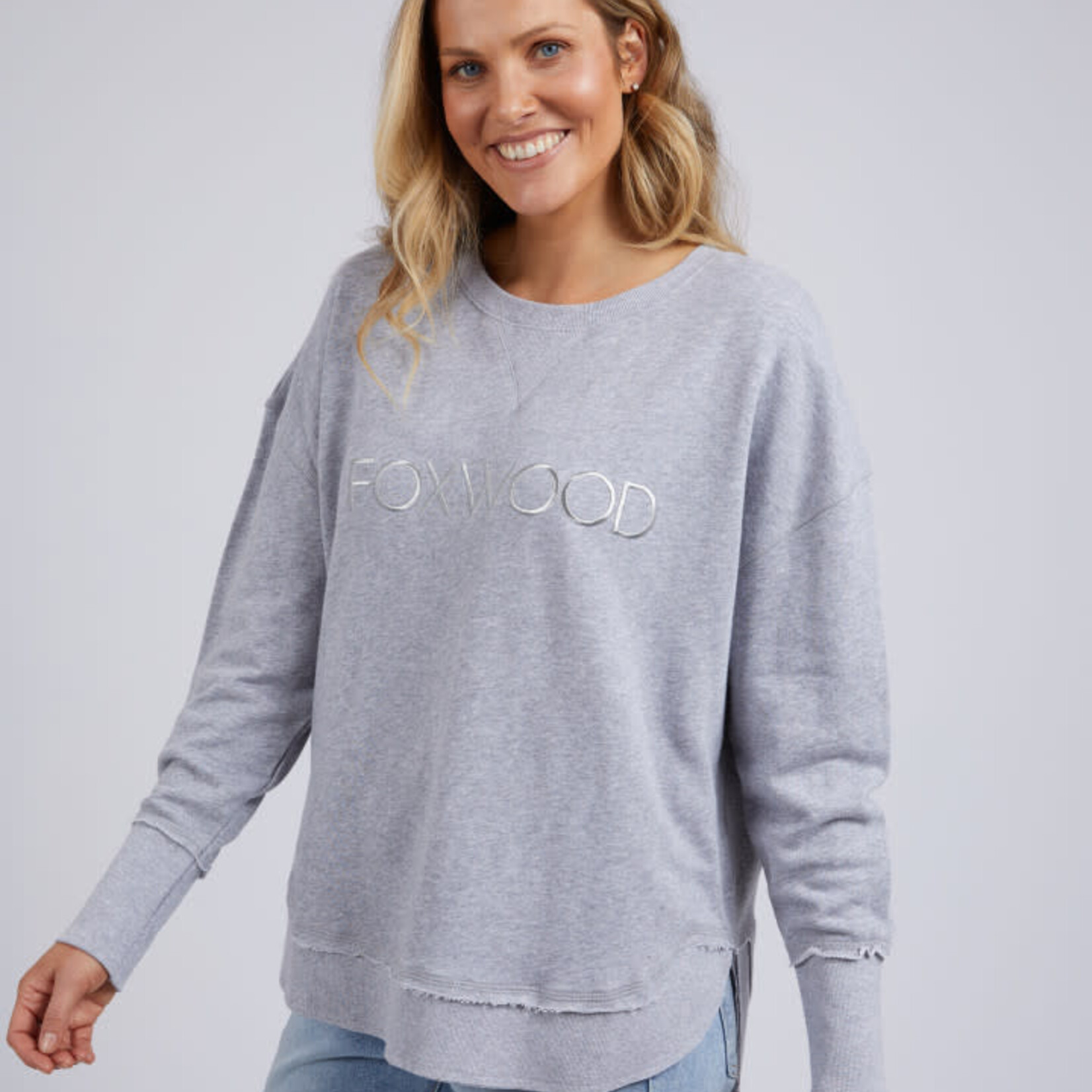 Foxwood Simplified Crew - Grey Marle