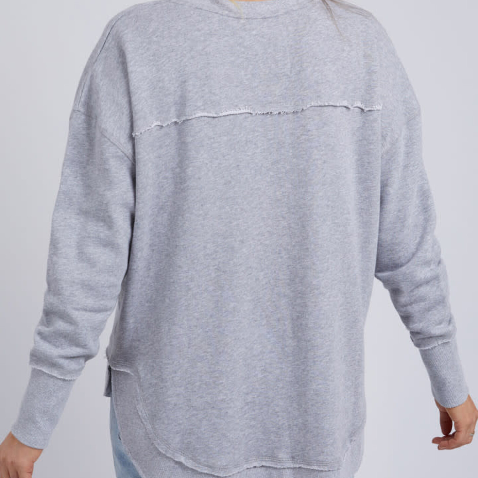 Foxwood Simplified Crew - Grey Marle