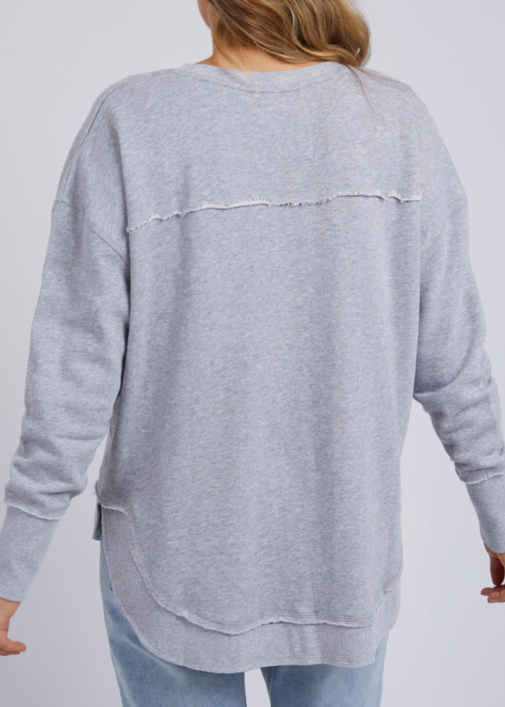 Foxwood Simplified Crew - Grey Marle