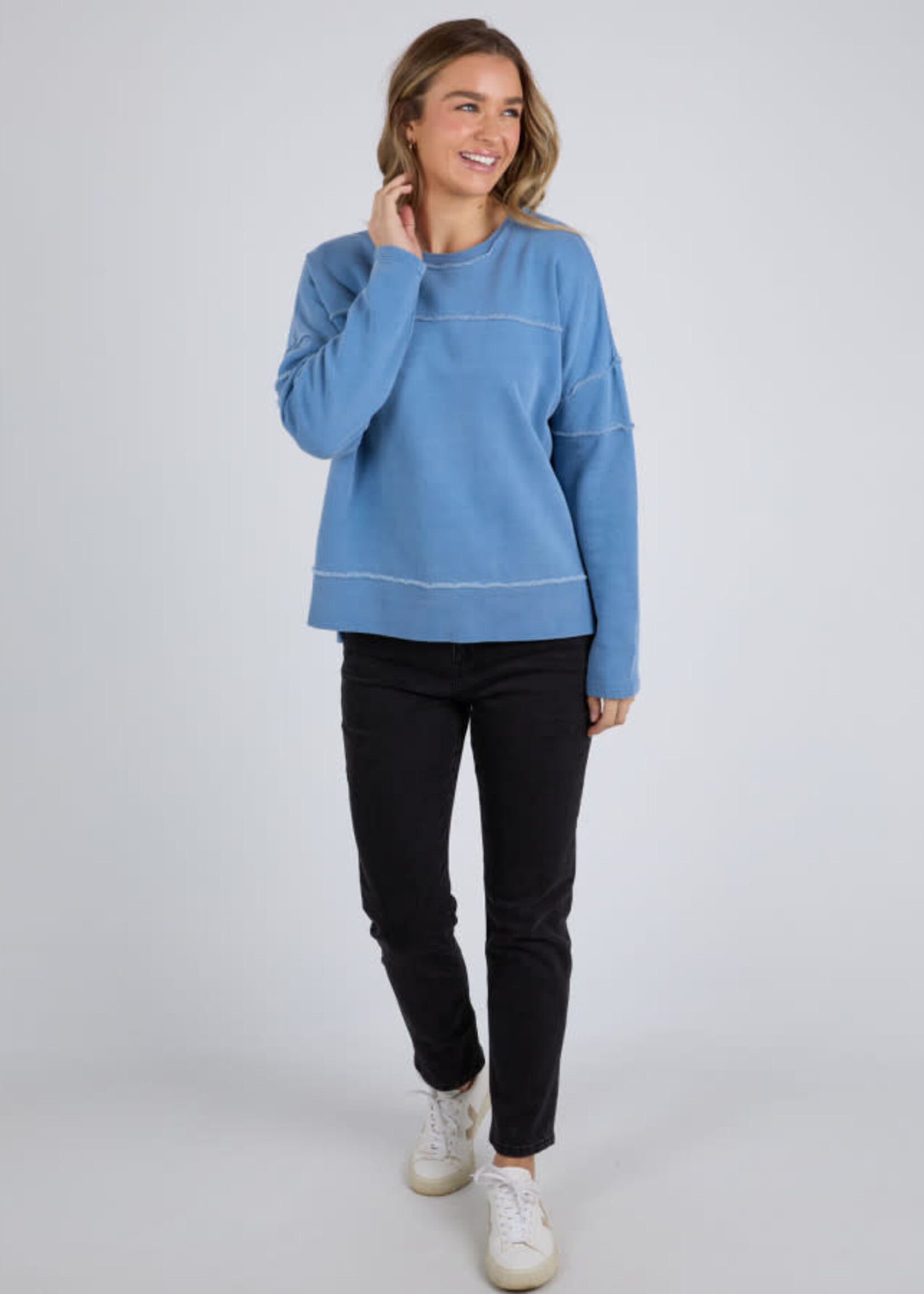 Foxwood Jayne Throw On Fleece - Blue