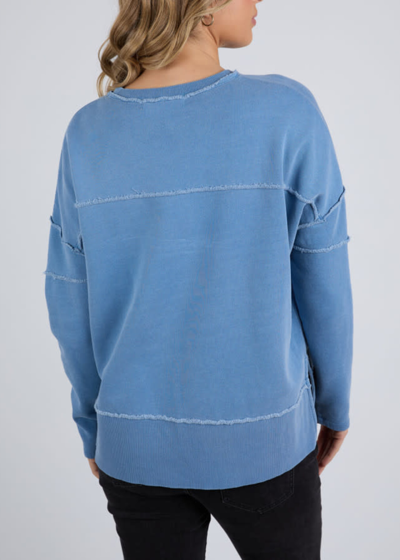 Foxwood Jayne Throw On Fleece - Blue