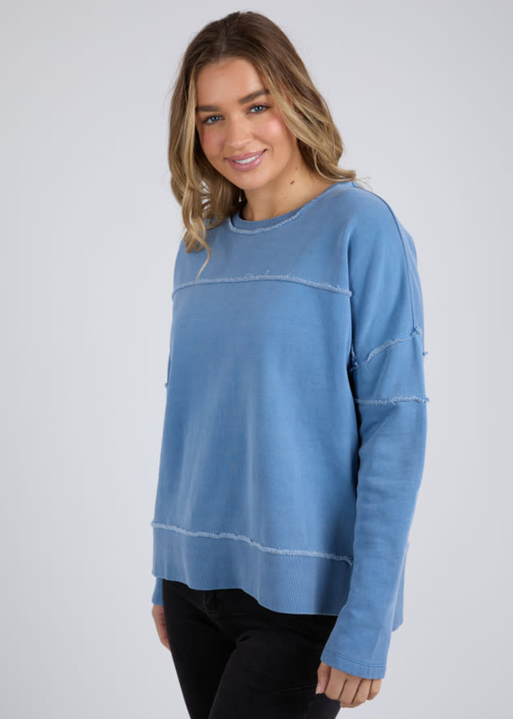 Foxwood Jayne Throw On Fleece - Blue