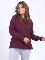 Elm Lifestyle Melbourne Crew - Merlot