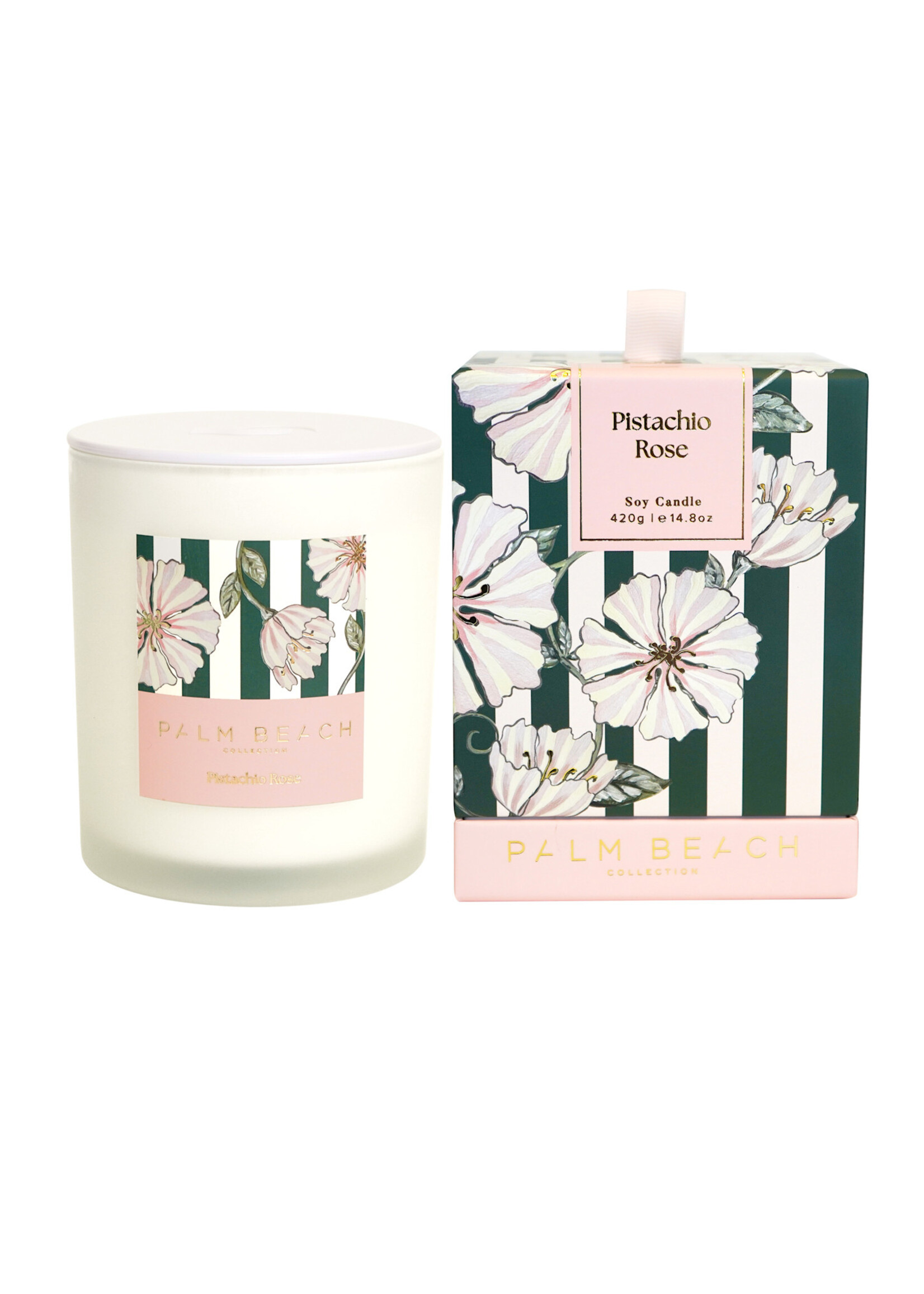 Standard Candle 420g  - Pistachio Rose