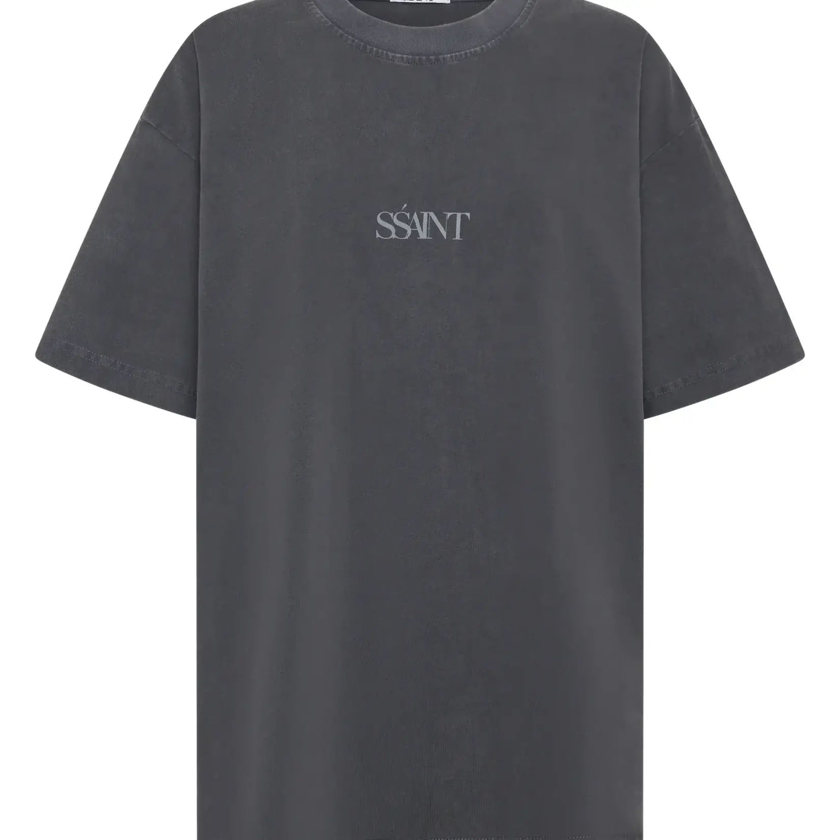 Ssaint No Vacancy Tee - Acid Wash Charcoal