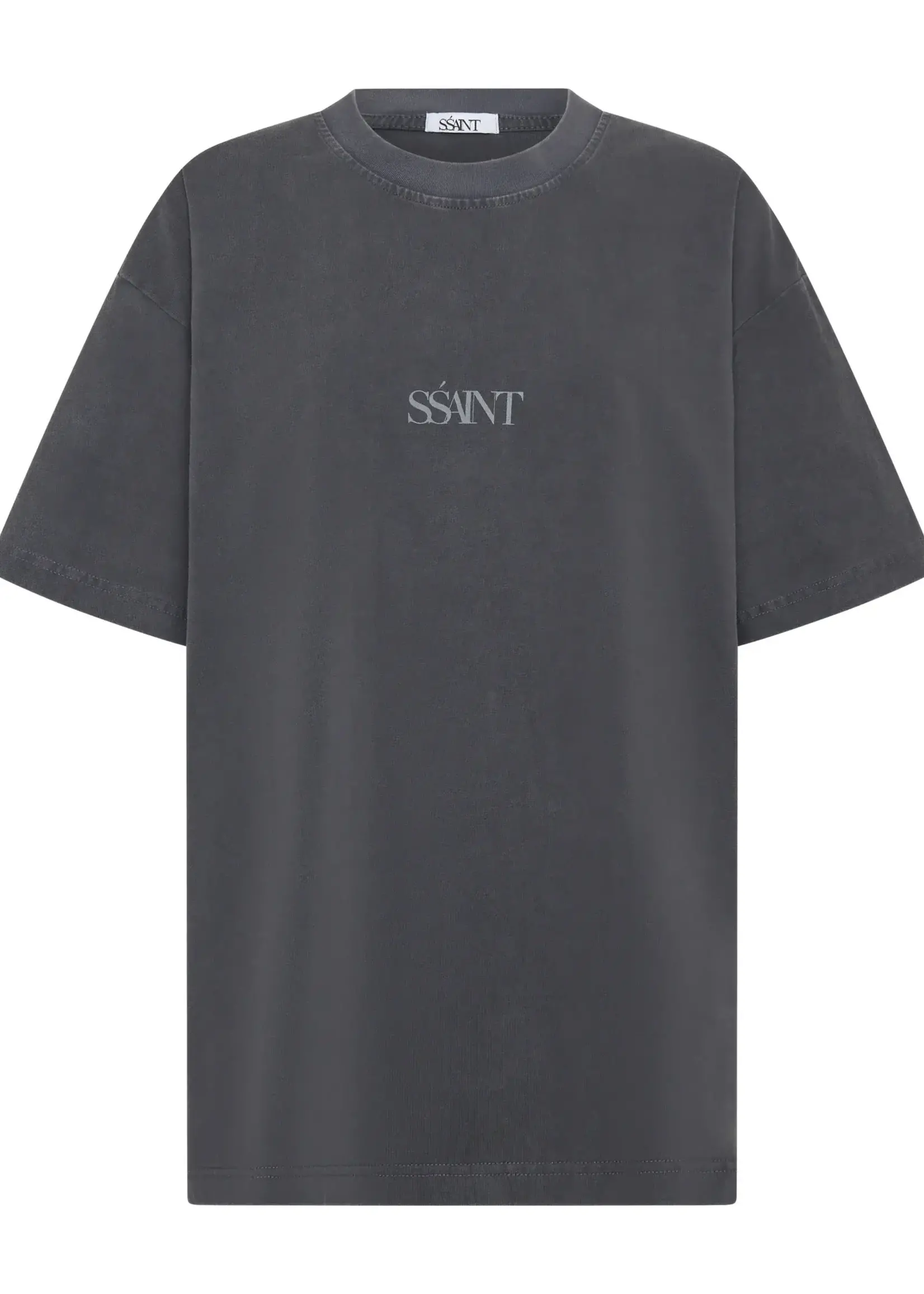 Ssaint No Vacancy Tee - Acid Wash Charcoal