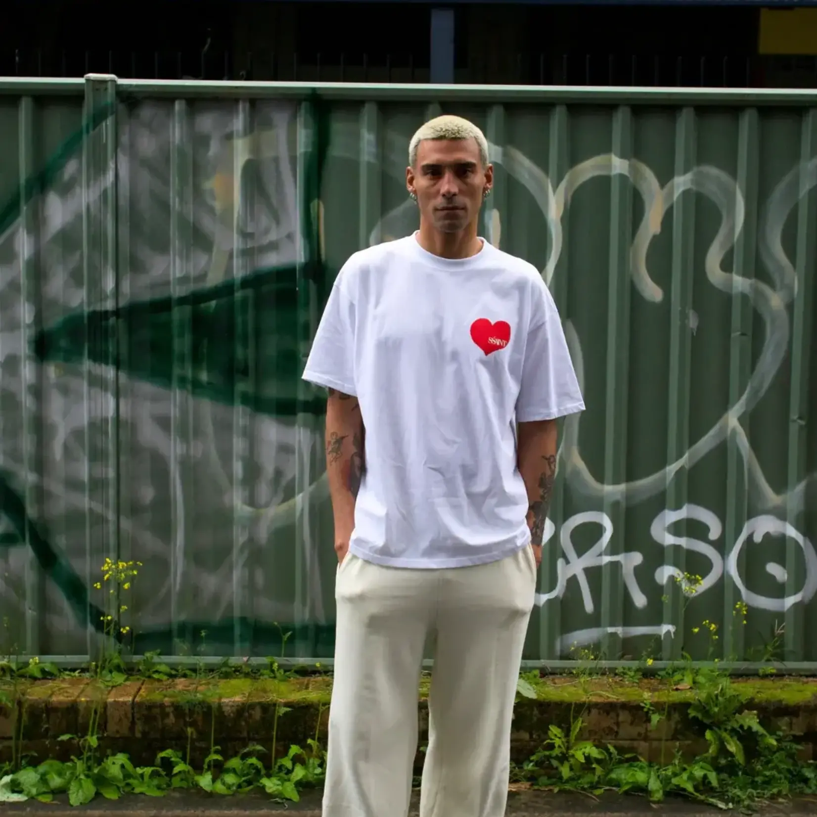 Ssaint Heart Tee - Red Heart
