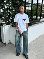 Ssaint Heart Tee - Black Heart