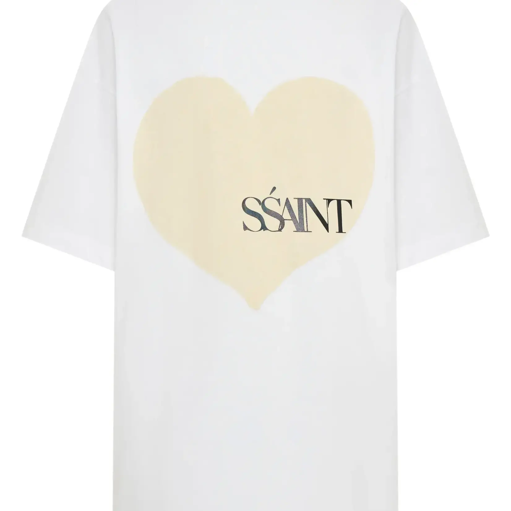 Ssaint Heart Tee - White & Cream