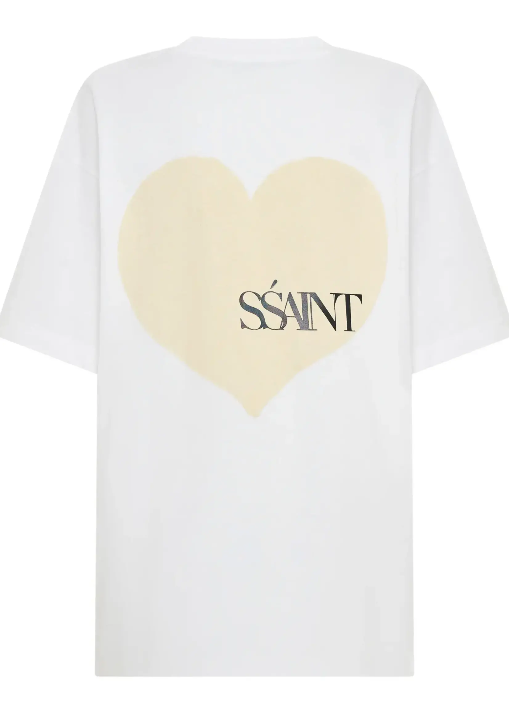 Ssaint Heart Tee - White & Cream