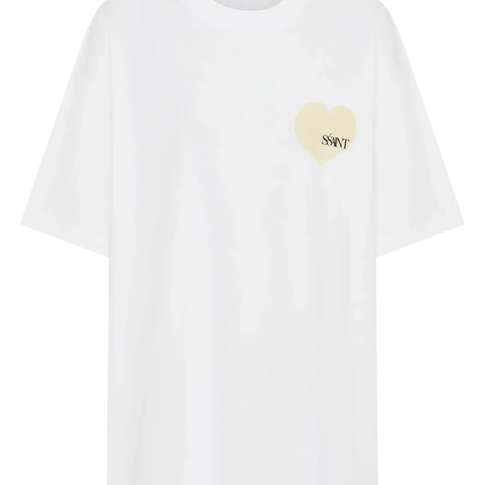 Ssaint Heart Tee - White & Cream