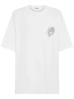 Ssaint Heart Tee - White & Silver